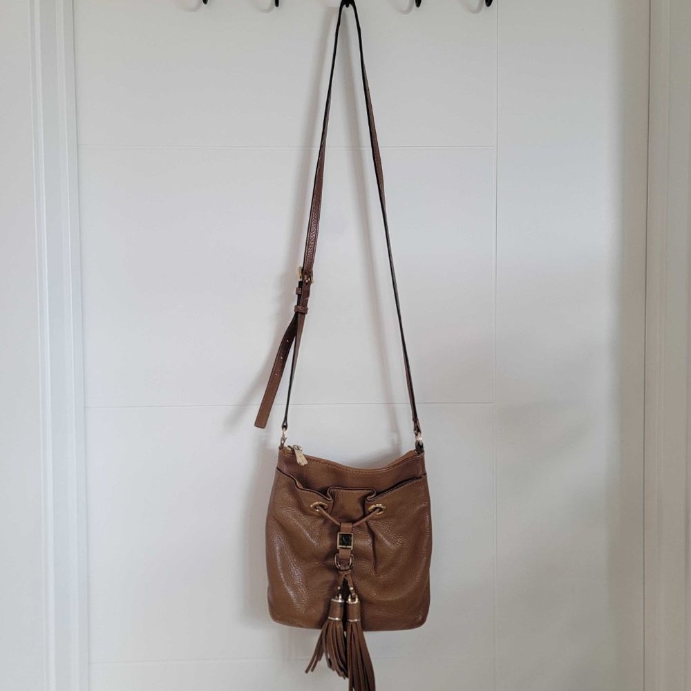 Michael Kors Tan Leather Cross-body Bag